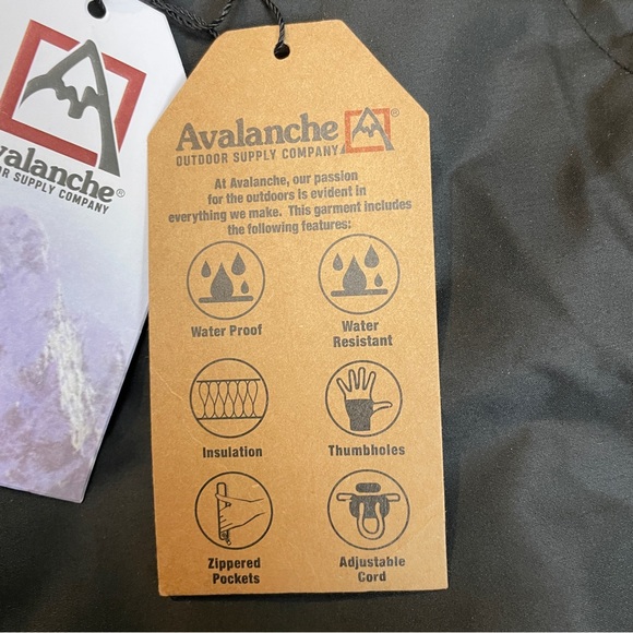 NWT Large Avalanche Ski Pants Water Resistant Adjustable Waist 35” - Wide Leg - Picture 15 of 15